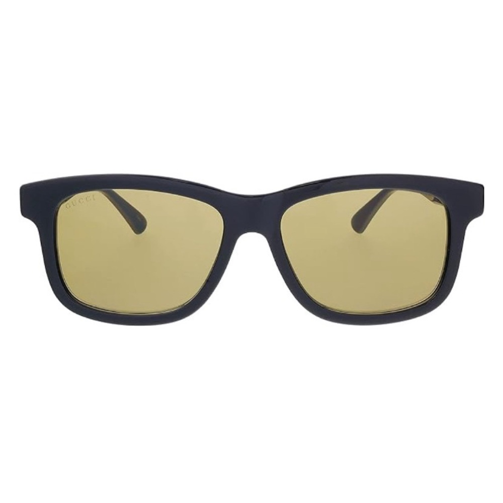 NEW AUTHENTIC GUCCI BLACK YELLOW SUNGLASSES GUCCI MEN SUNGLASSES - Picture 2 of 6